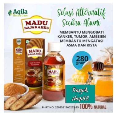 

Madu Bajakah Aqila Nusantara Herbal Kayu Bajakah original area Tegal Slawi Pemalang Brebes 280gr