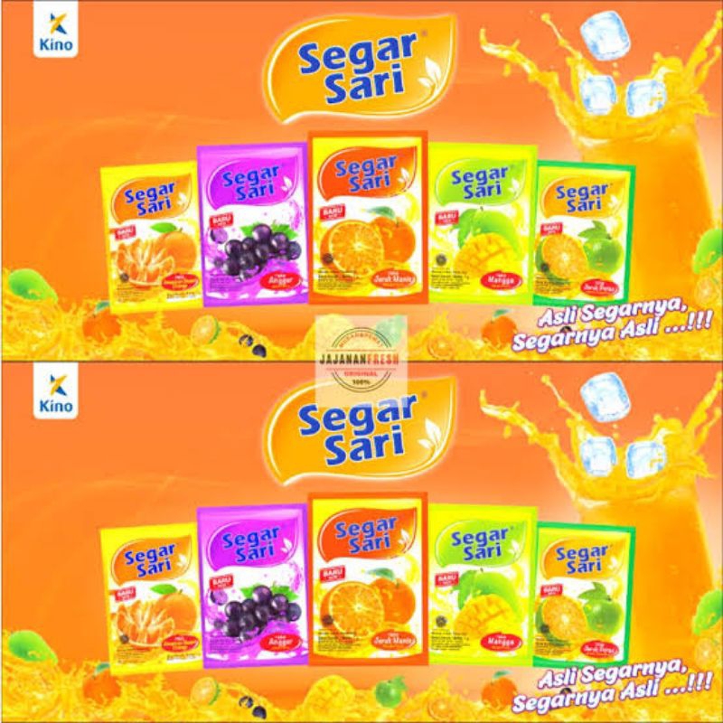 

SEGAR SARI RENCENG | MINUMAN SERBUK RASA BUAH | 1 RENCENG 10 PCS