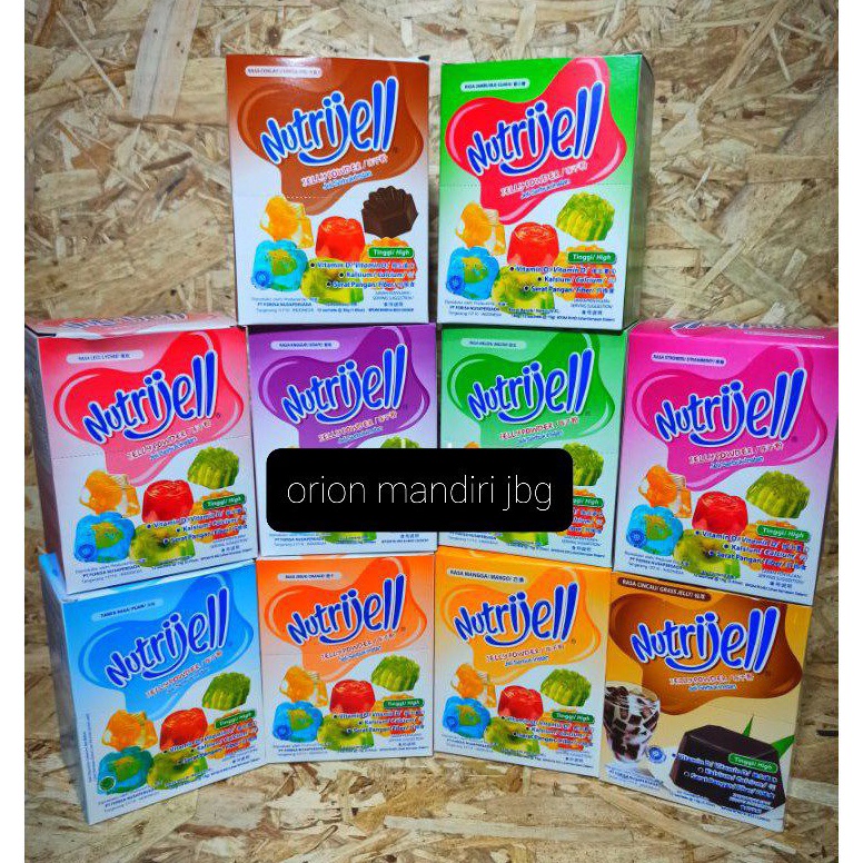 

V8 JELLY NUTRIJEL JELLY BUBUK SERBUK JELLY 1PACKKOTAK Dijamin Ori