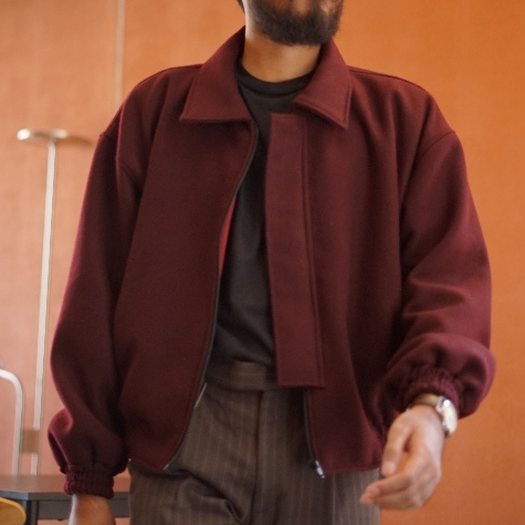 Work Jacket Bomber Wool Crop GDNC