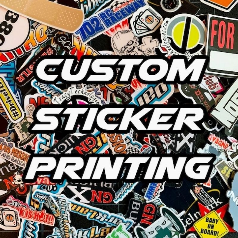 

CUSTOM sticker Vinyl / Chromo (Desain bebas)