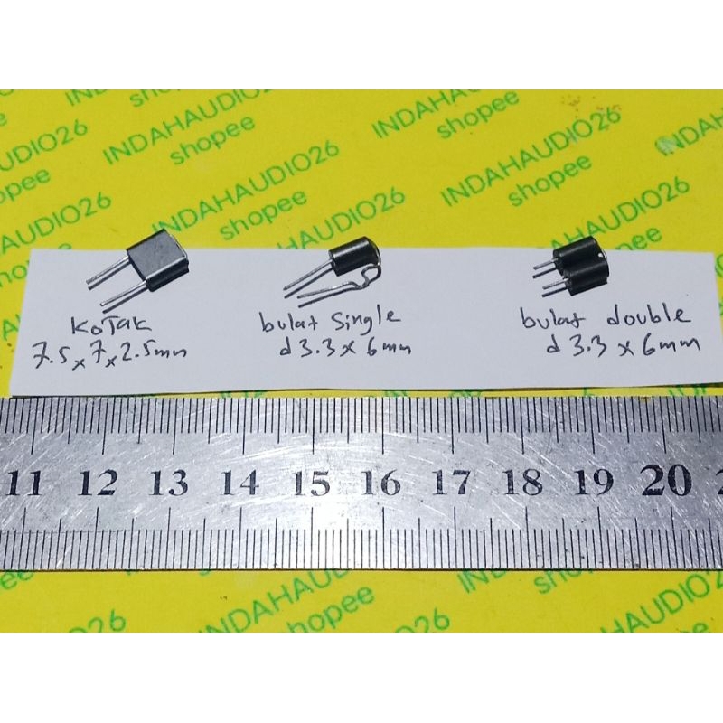 kawat jumper ferit KOTAK BULAT DOUBLE ferrit bead filter jamper ferrite