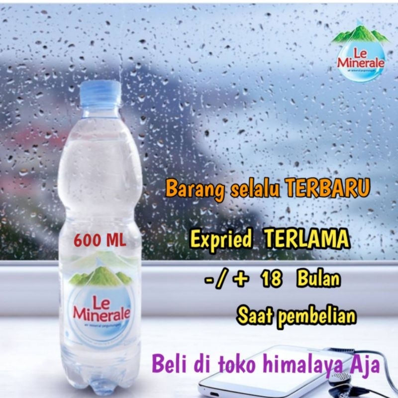 

Le Minerale Air Kemasan 600 ML x 24 botol