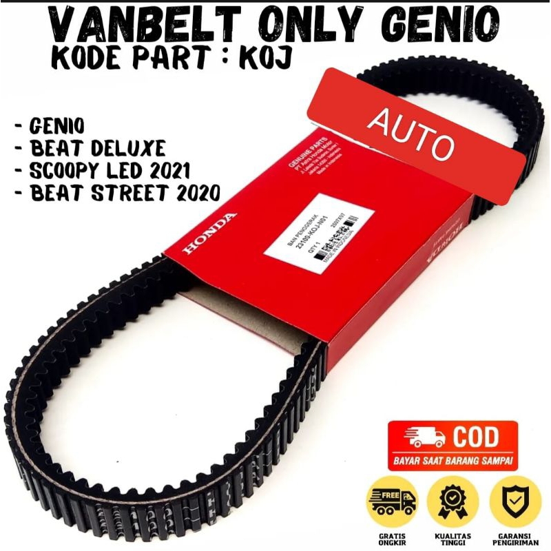 V belt Vanbelt Only Genio Beat Deluxe Scoopy LED 2021 Beat Street 2020 KOJ