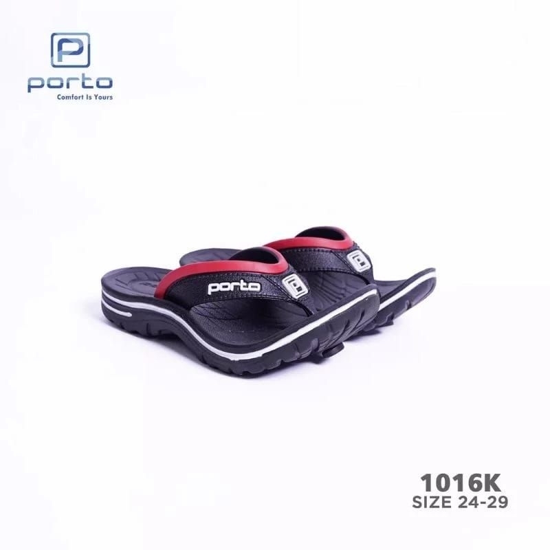 Sandal Japit Anak Laki-laki Sandal Karet Anti Slip Tidak Licin - Porto 1016K