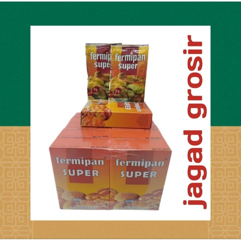 

R3dy Br Ragi Fermipan Super Ragi Instan Kering 1 Pack Isi 4 X 11gr Grosir Paling Murah JAGAD GROSIR Discount