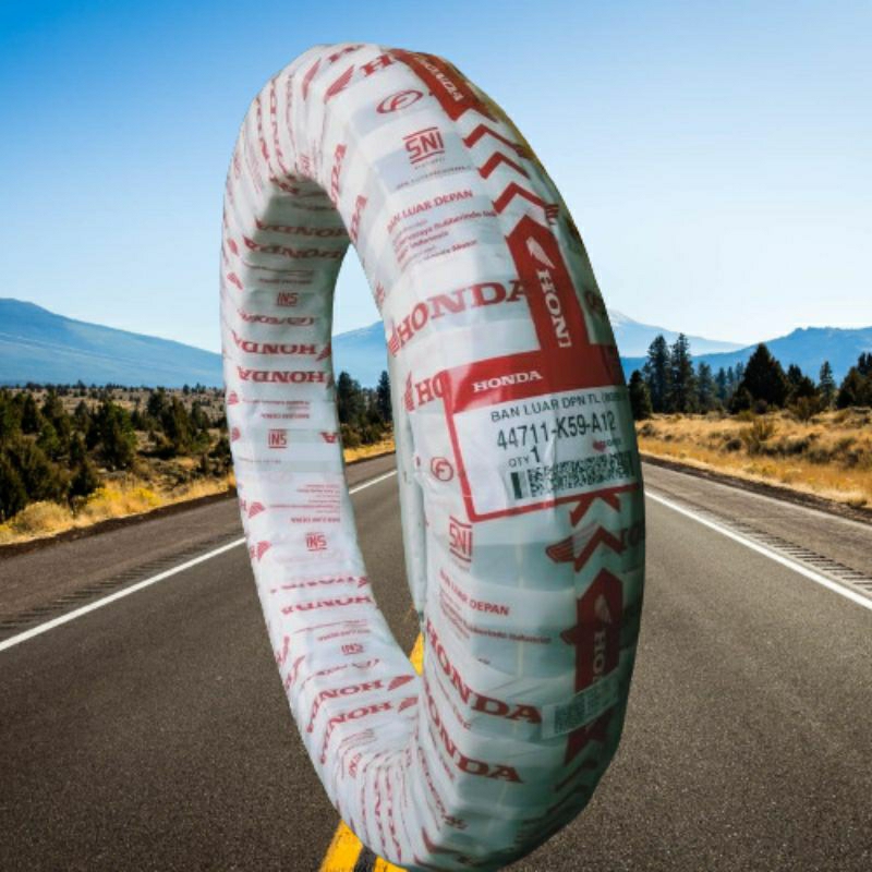 BAN LUAR HONDA FEDERAL TUBELESS 80/90-14 BAN DEPAN BEAT VARIO