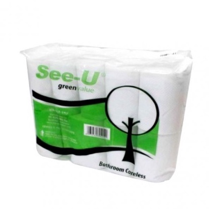 R3dy Stok Tissue SEEU Bathroom Coreless  Tisu Roll  Tisu Gulung isi 1 Roll Only today