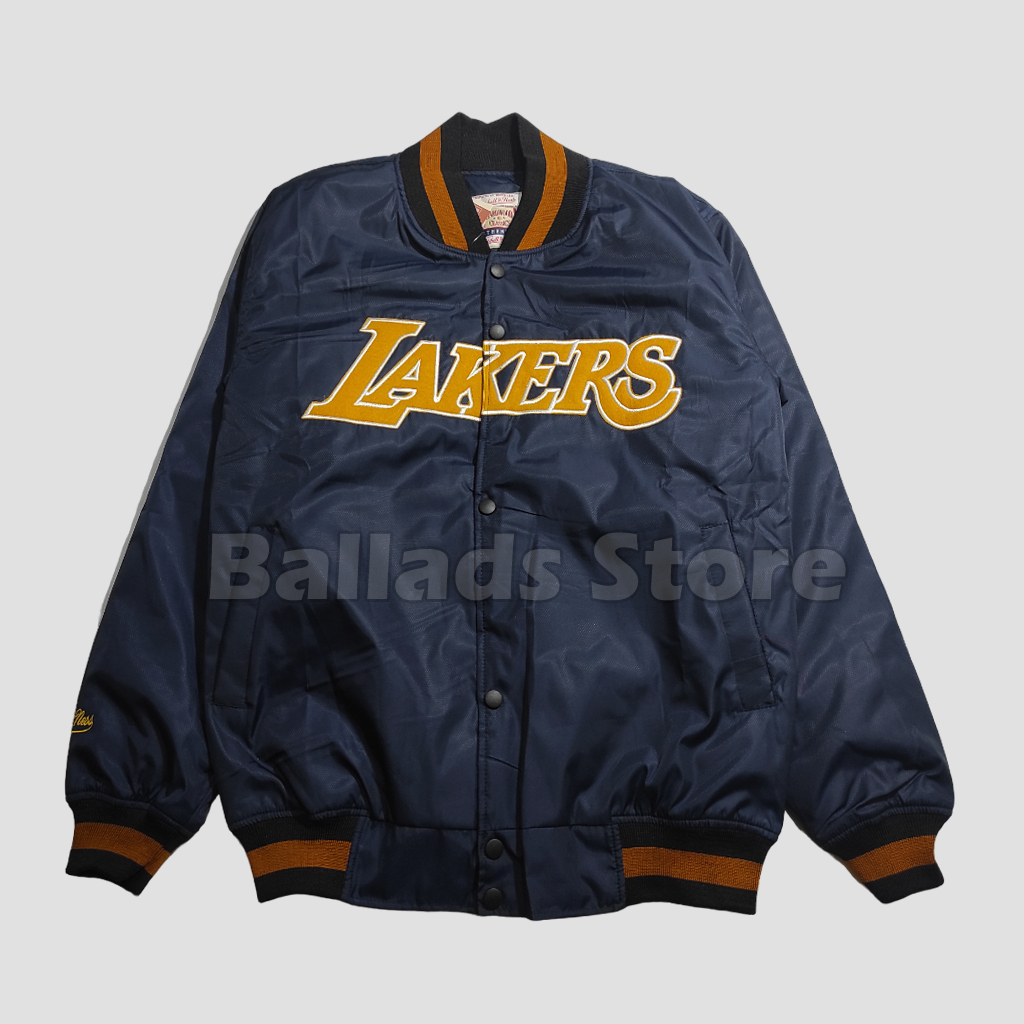 Jaket Varsity Basebal Lakers Pria Wanita Original