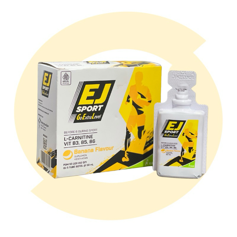 

EJ SPORT Energy Gel Rasa Pisang 1 Box Isi 5