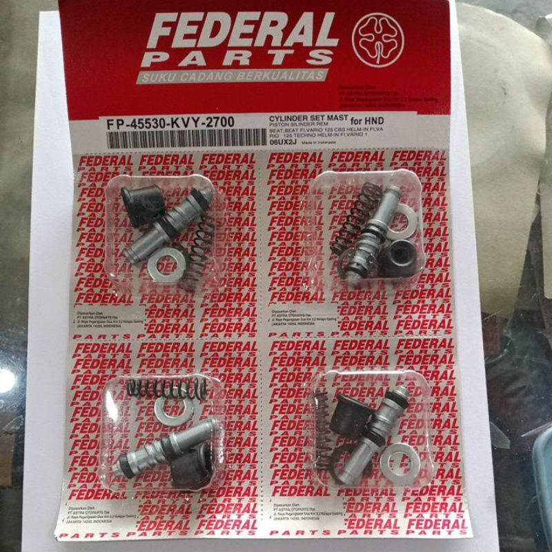 Master Rem Set / Cylinder Set Master Federal KVY Untuk Motor Beat, Vario, Revo