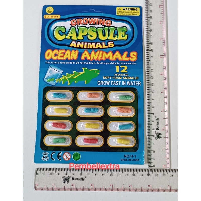 Mainan termurah Growing Capsule Animals/Dinosaurus