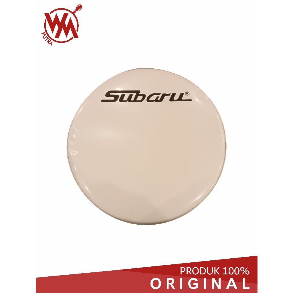 SUBARU WHITE 24in DHE-103 / 24 INCH / HEAD BASS DRUM