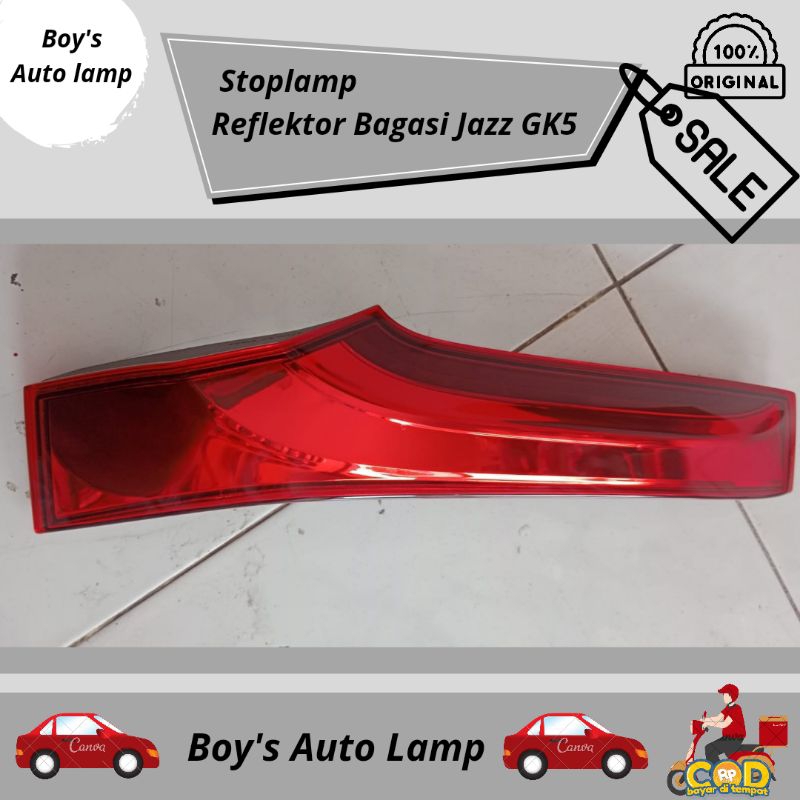 Stoplamp Reflektor Bagasi Honda Jazz GK5 2014 - 2022 Original