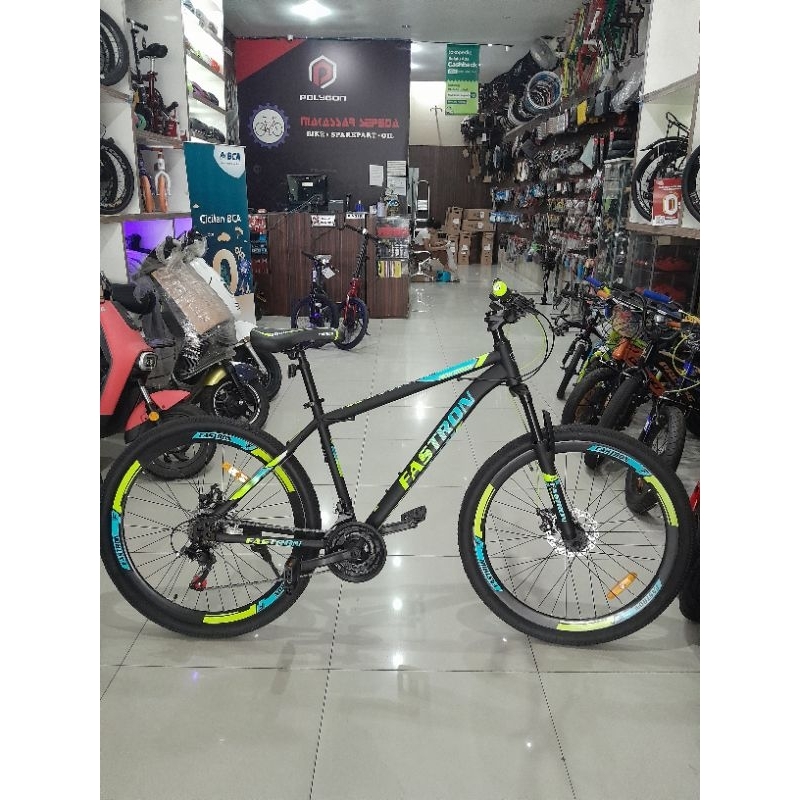 SEPEDA GUNUNG MTB FASTRON F260 27.5 DK VT 3x7 SPEED HITEN STEEL