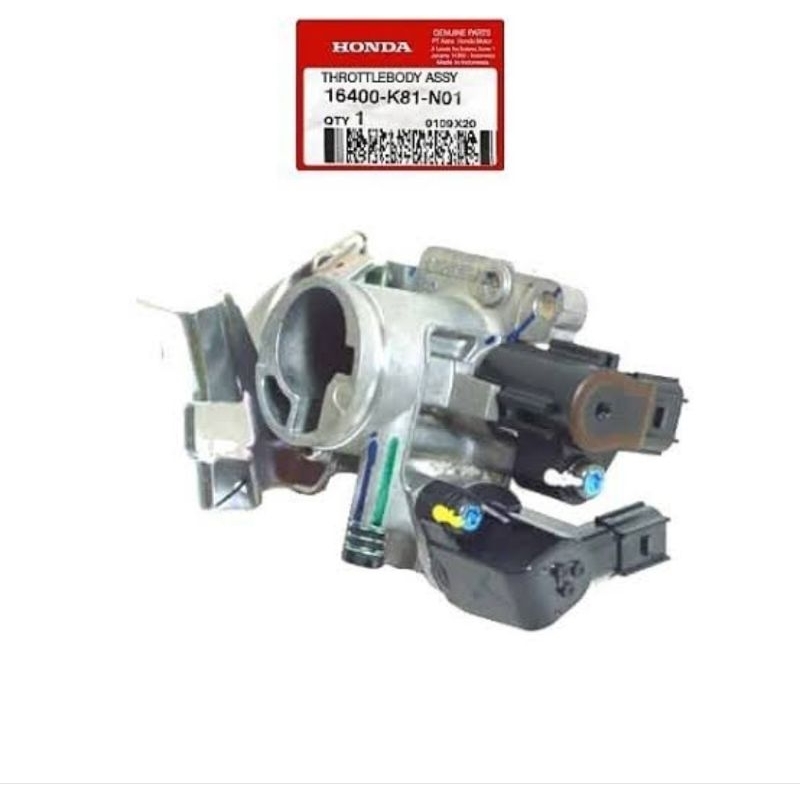 16400-K81-N01 Throttle Body Assy SCOOPY 2017 Throttle Body Assy BEAT 2017 SENSOR TPS SET SCOOPY BAN 