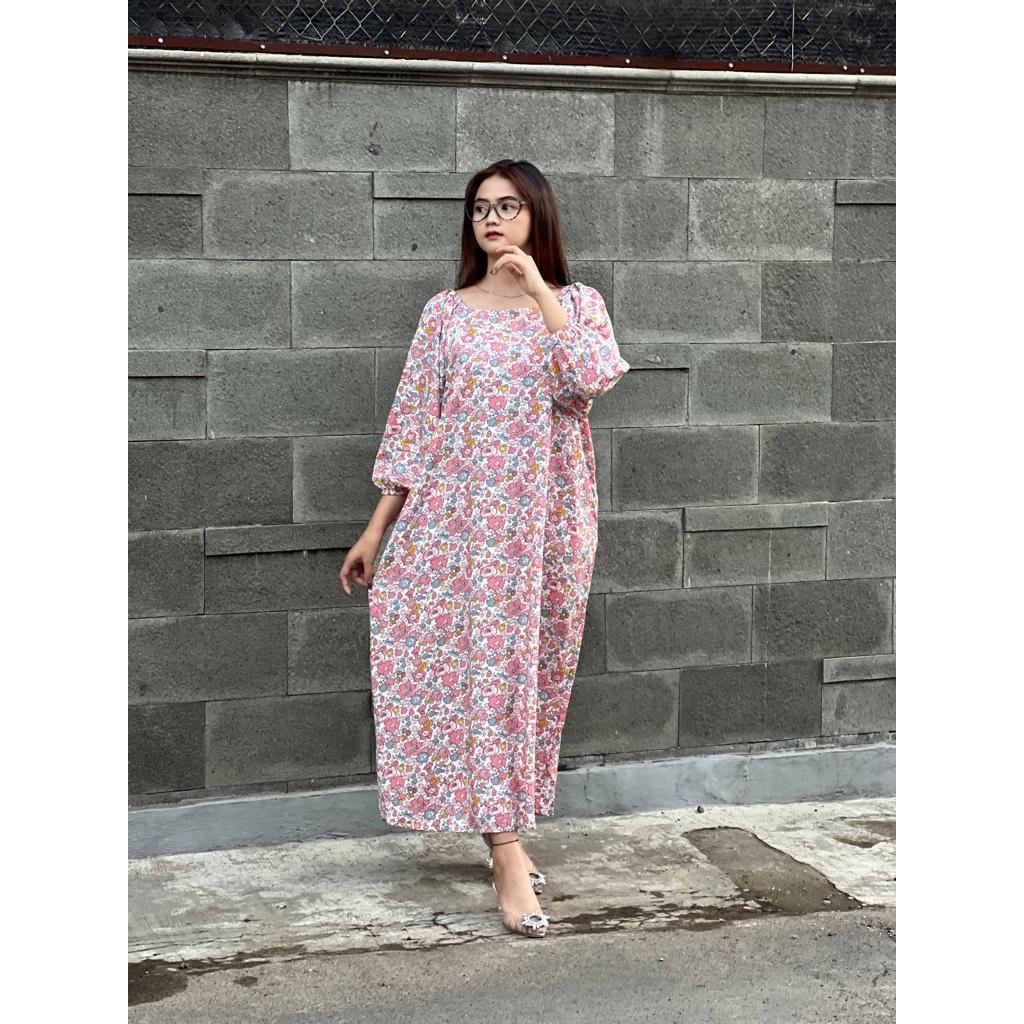Dress SALSA / Daster Rayon Motip lucu fit XL