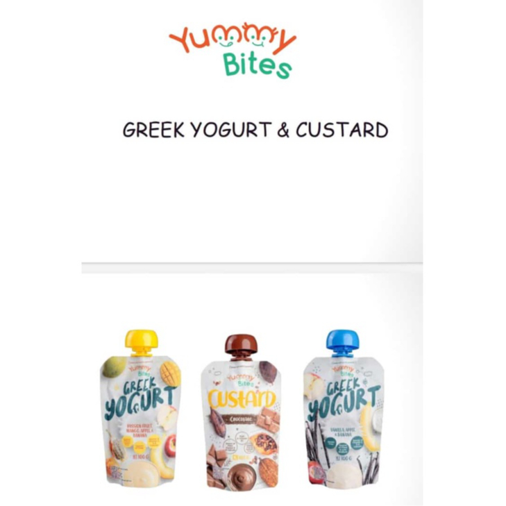Yummy Bites Greek Yogurt 100g Yummy Bites Greek Yogurt / yogurt bayia