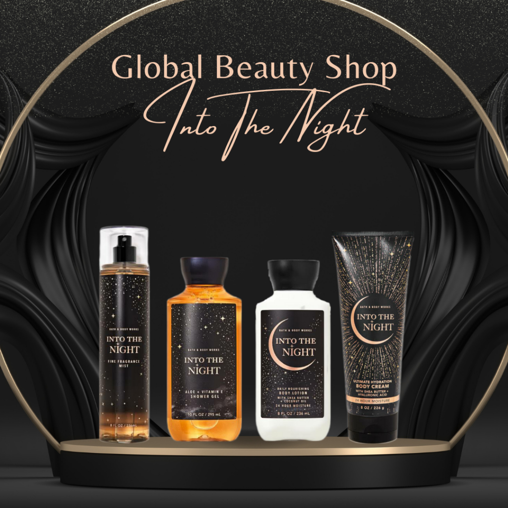 Into The Night - BBW ( Fragrance Mist - Body Lotion - Shower Gel - Body Cream )
