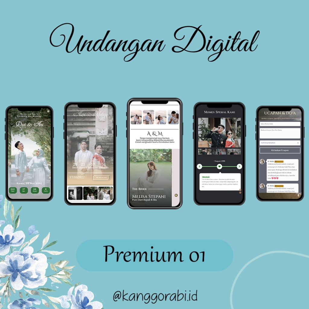 Undangan digital | Undangan pernikahan | Undangan web