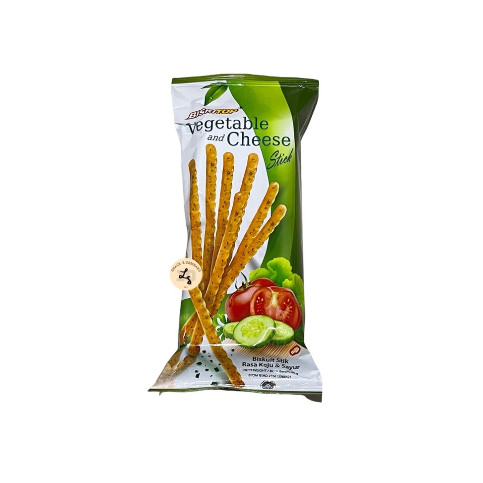 

A5 1 PCS Biskitop Vegetable and Cheese Stick 5gr Product Impor