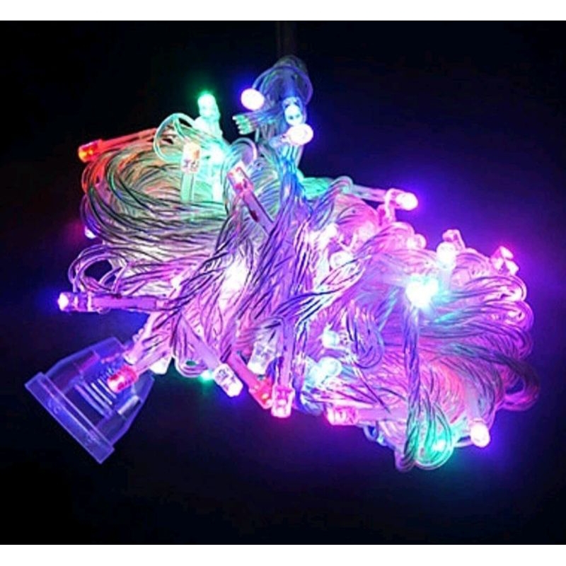 lampu hias pohon atau lampudepan rumah panjang 10meter