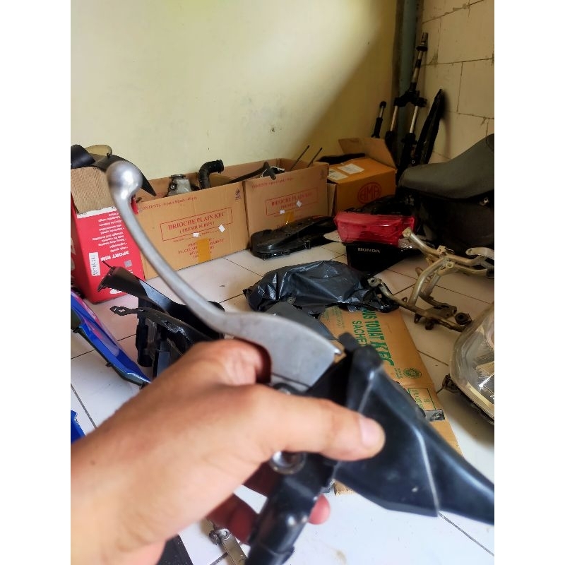 handle kiri pcx cbu 1 set swict tinggal pasang