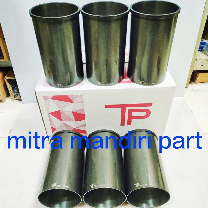 PAKET LINER + RING FUSO PS190 6D16 FIGHTER FM 517 STD ASLI TP JAPAN 6PCS