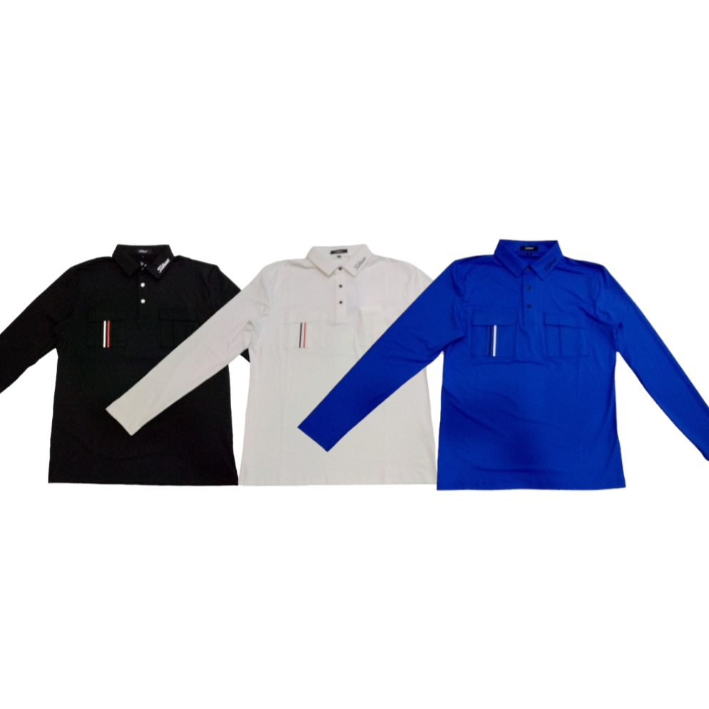 Polo Shirt  Golf TTLS Lengan Panjang Golf Pria - Tersedia Sampai Ukuran XXXL
