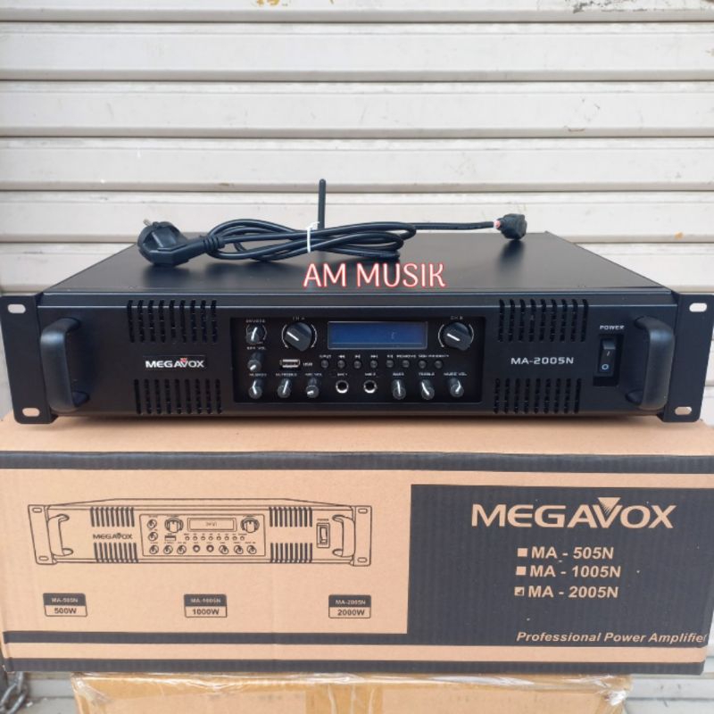 POWER AMPLIFIER MEGAVOX MA-2005N BLUETOOTH POWER 2000W×2 MA2005N