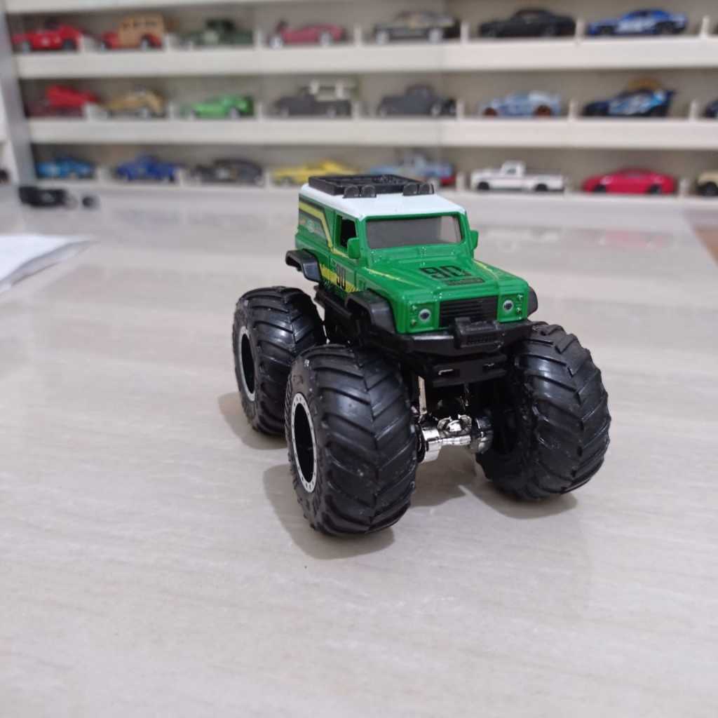 hotwheels monster jam mj land rover loose ban karet