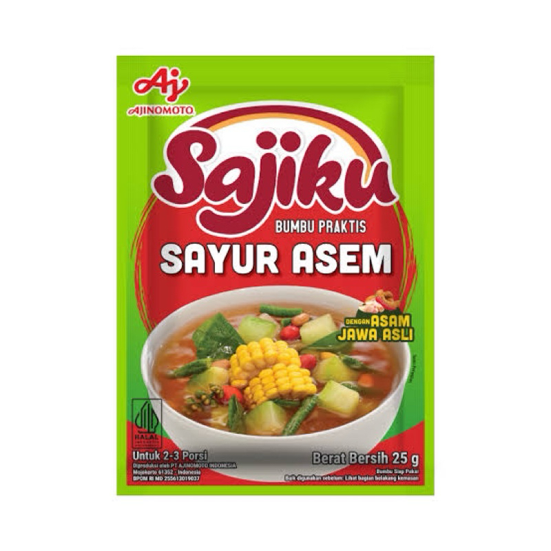 

Sajiku Bumbu Sayur Asem 1 Sachet