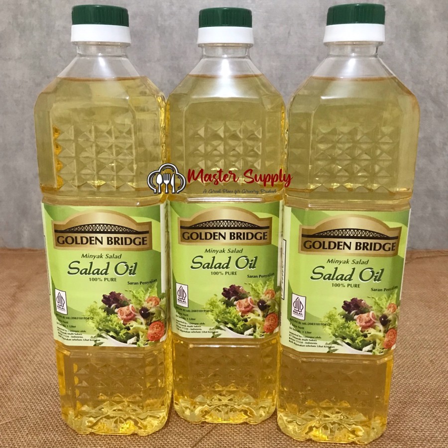 

GOLDEN BRIDGE SALAD OIL 1L / MINYAK SALAD