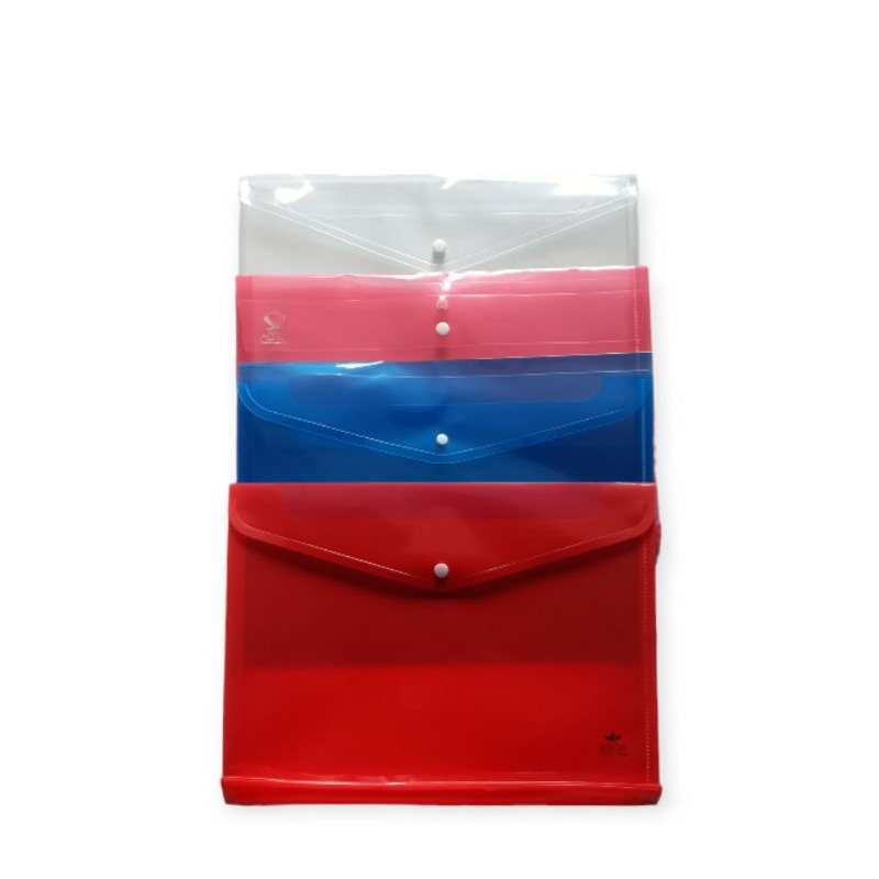 

Map plastik kancing punggung polos folio / f4 (figo)