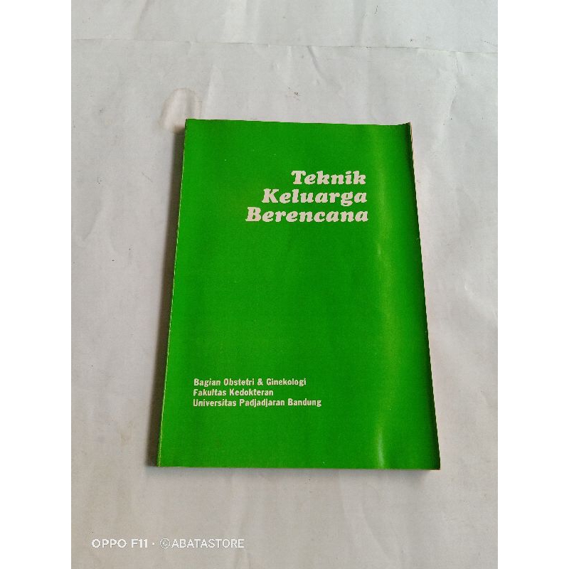 BUKU TEKNIK KELUARGA BERENCANA FK UNPAD