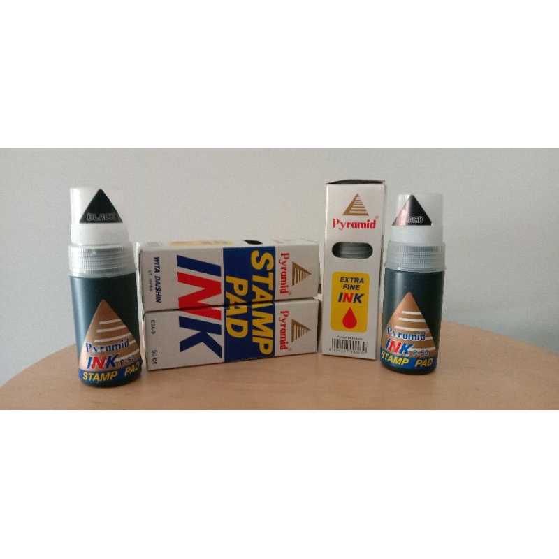 

Stamp Pad Ink Refill/isi ulang tinta stempel PYRAMID Hitam