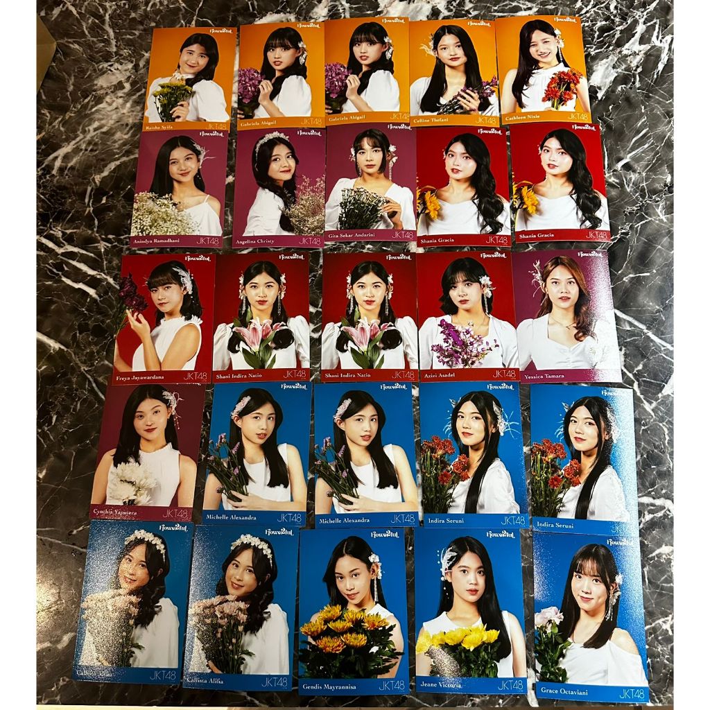 PP photopack FlowerFul CELINE RAISHA CATHY ANIN CYNTHIA CALLIE GENDIS JEANE MICHIE