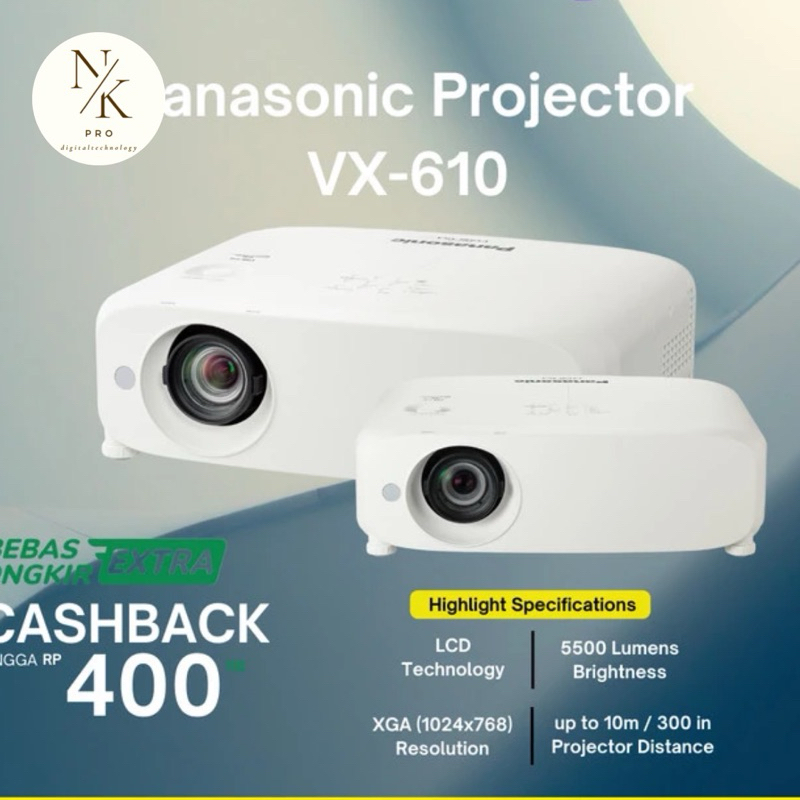 Panasonic Pt vx610 / proyektor panasonic 5500 lumen XGA