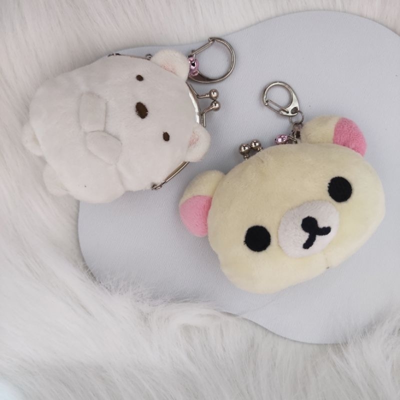 dompet koin sumikko / boneka rilakkuma / boneka sumikko