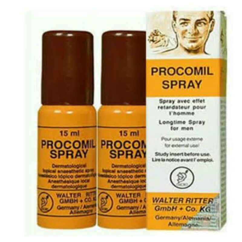 Original Procomil/Procomill spray pria asli