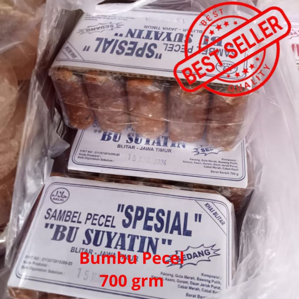

Bumbu/ Sambel Pecel khas Blitar Ukuran 700 grm