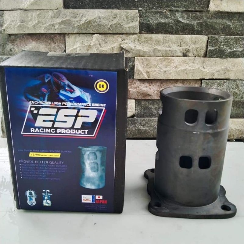 liner boring Cylinder Carbon japan satria 2tak hiu lumba esp racing liner  boring satria 2t Japan es