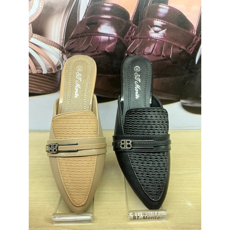 SALE‼️Sepatu Slop Wanita Hak 5 Cm ST.MORITZ Original Matahari (36-40)