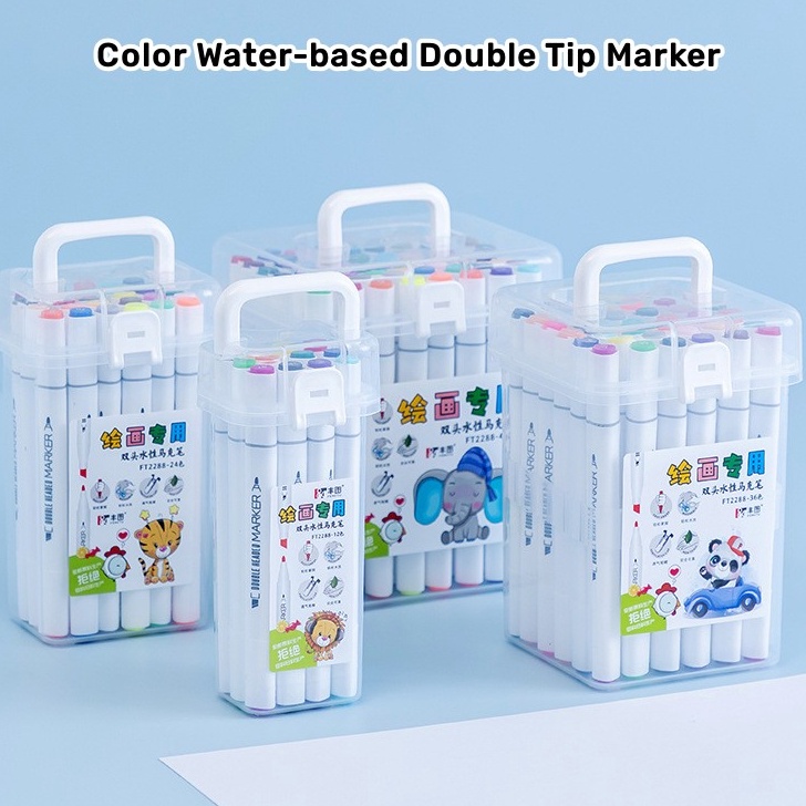 

Dijual Murah Spidol warna SET 122436 warna Sketch marker spidol warna 2in1 spidol sketsa double tip Siswa sekolah dasar berkepala dua Lukisan pensil cat air seni Stabilo art brush pen animation marker sekolah kantor pelajar Anak