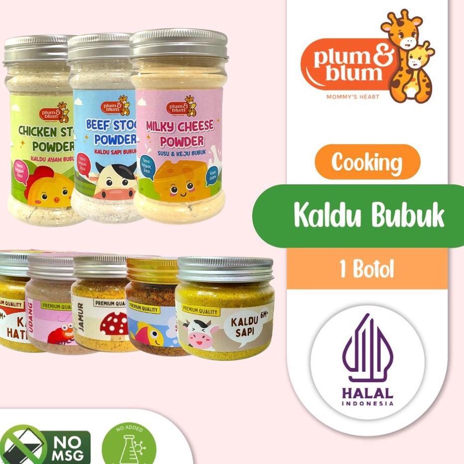 

Big Sale Plum Blum Kaldu Mpasi Kaldu Sapi Kaldu Ayam Kaldu Jamur 1 gram
