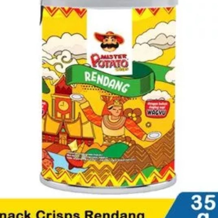 

Sale MISTER potato crisps RENDANG ORIGINAL 35 gram