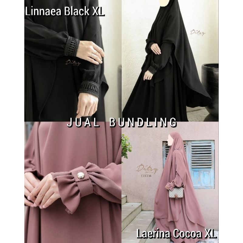 LINNAEA BLACK XL LURA BUNDLING LAERINA COCOA XL MINA (NO PAYLATER NO CREDIT CARD)