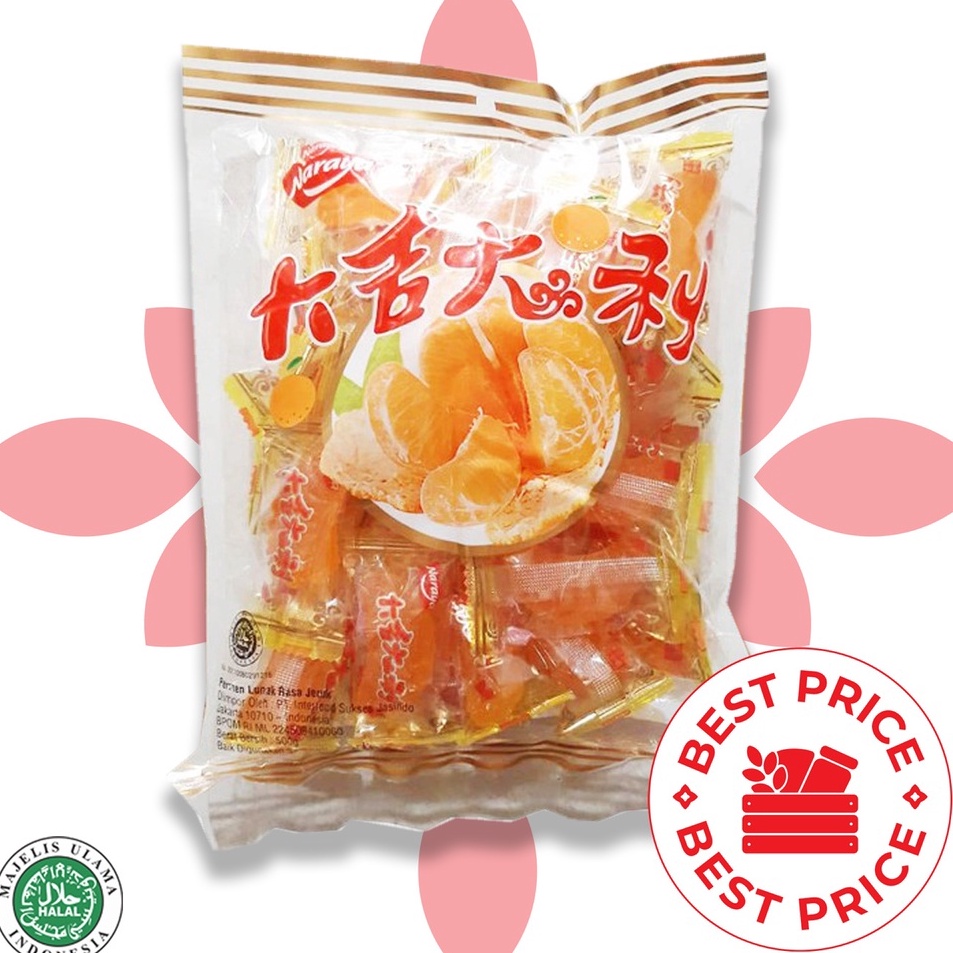 

Ready NARAYA JELLY JERUK ORANGE 3PC5 GR