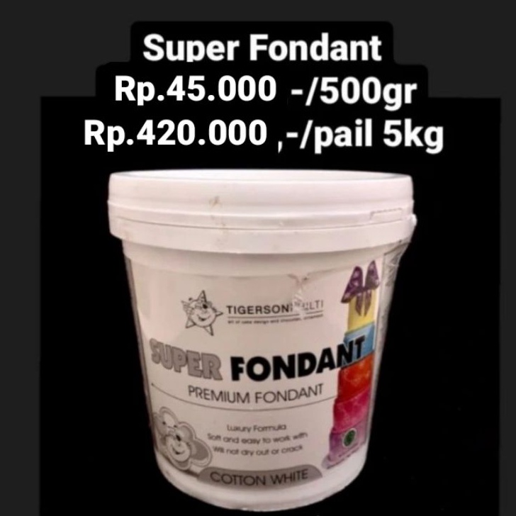 

Super Fondant kemasan 5gram