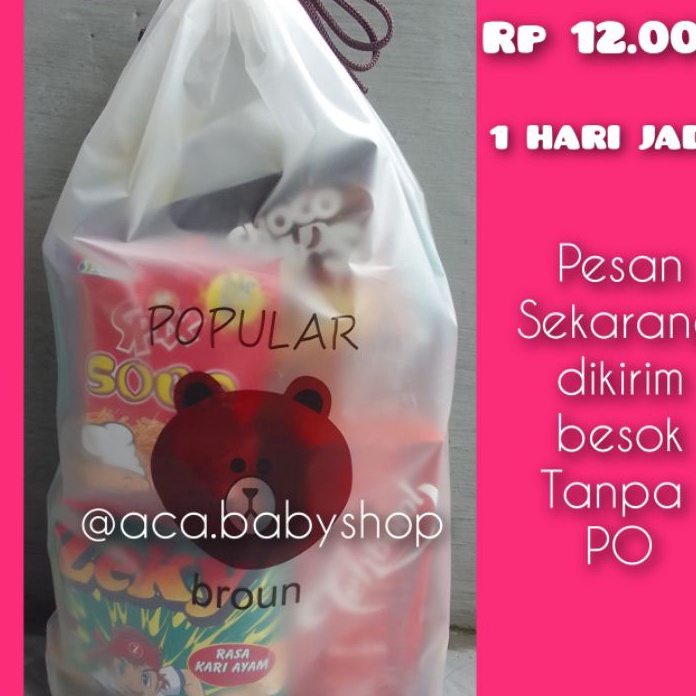

modelTipe GBW942 Hampers anak pouch lucu paket ulang tahun anak hadiah anak